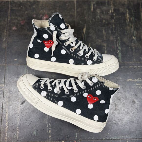 Comme des Garçons CDG x Converse Chuck Taylor 70s "Polka Dot" WMNS 7.5/Mens 5.5 - Picture 1 of 6